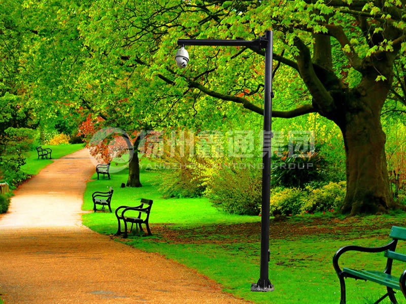 DJG-026，電子監(jiān)控桿，公園監(jiān)控桿