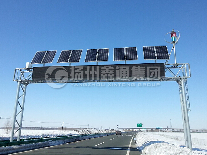 LMJ-012，桁架式情報(bào)板門架，情報(bào)板龍門架