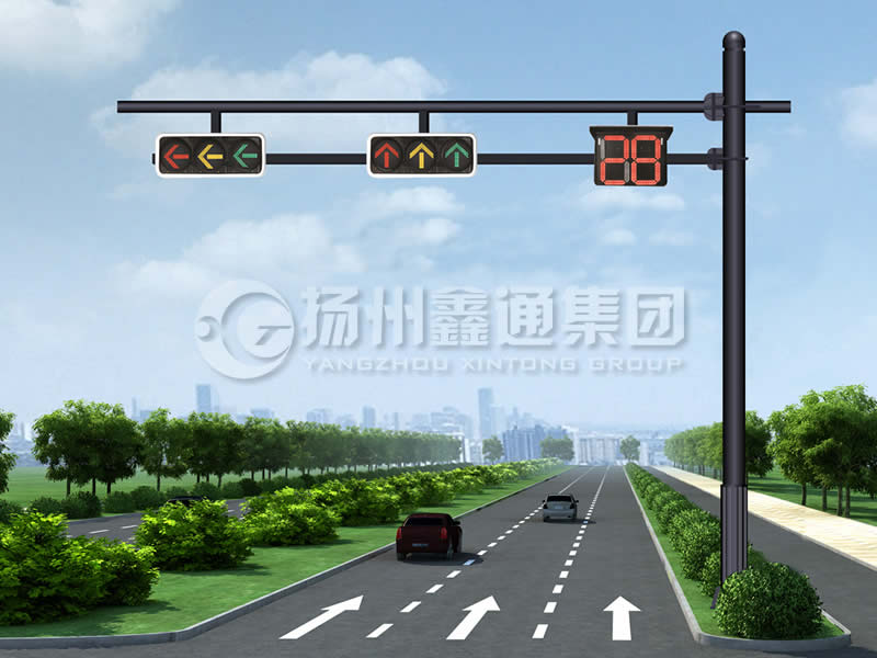 XHDG-061，F(xiàn)型信號燈桿，晉中信號燈桿